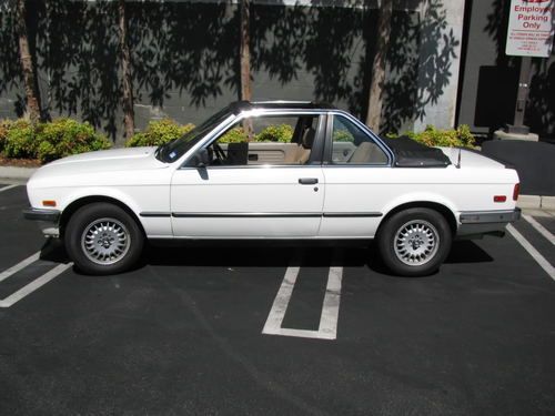 1985 e30 bmw 323i baur convertable - 97,000 miles