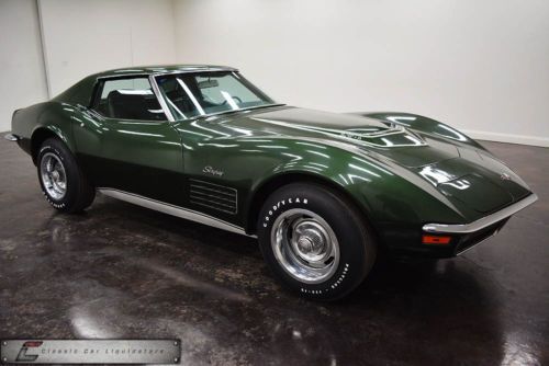 1970 chevrolet corvette lt-1 survivor w/ protecto plate &amp; tank sheet must see!!