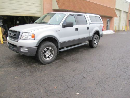 2004 ford f-150 fx4 crew cab 4 wheel drive loaded repairable rebuildable salvage