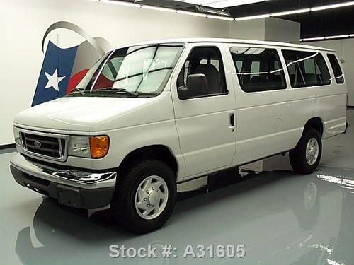 2006 ford e350 xlt 15-pass handicap van wheelchair lift texas direct auto