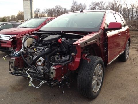 2010 ford edge sel sport utility, awd, 4-door, 3.5 v6, red, leather, 25k miles