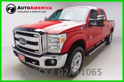 We finance! 6331 miles 2012 ford f-250 lariat  turbo 6.7l v8 32v