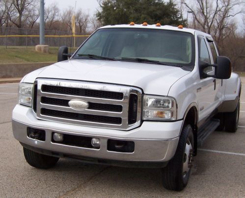 2006 FORD F350 LARIAT FX4 CREW CAB DUALLY SUPER DUTY -4X4- DIESEL - HEATED SEATS, image 4