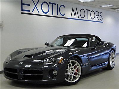 2006 dodge viper srt-10 conv&#039;t! 6-speed alpine-cd-plyr xenons blk-soft-top 510hp