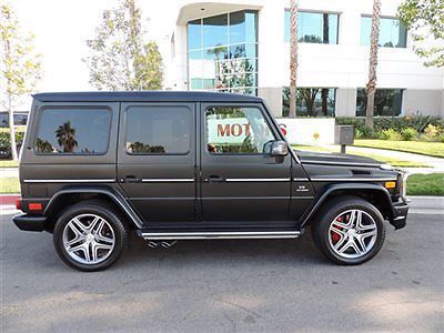 2014 mercedes benz g-class 63 g63 amg designo black matte finish 2,389 miles