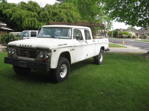 1964 dodge w 200 power wagon 4 wheel drive crew cab pick up