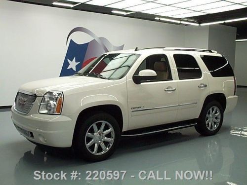 2013 gmc yukon denali sunroof nav dvd rear cam 20&#039;s 15k texas direct auto