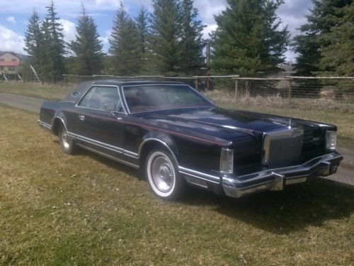 1977 lincoln mark v 2dr coupe 86k original a/c p/s p/b ready no reserve