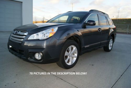 2013 subaru outback 2.5i premium with 12,070 miles. sunroof, back up camera!