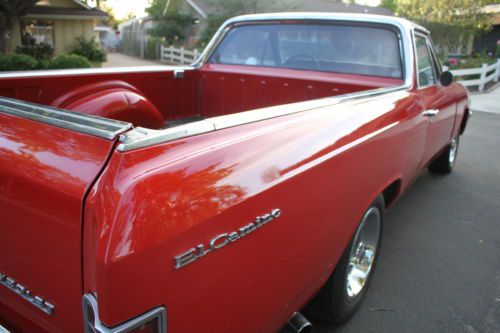 1967 Chevrolet El Camino classic NO RESERVE 396 muscle red truck big block, image 3