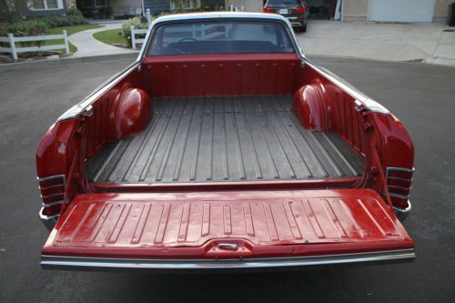 1967 Chevrolet El Camino classic NO RESERVE 396 muscle red truck big block, image 5