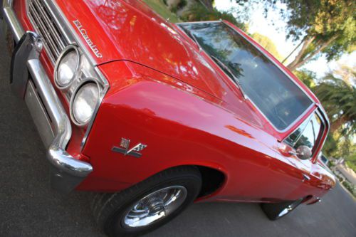 1967 Chevrolet El Camino classic NO RESERVE 396 muscle red truck big block, image 8