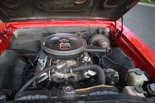 1967 Chevrolet El Camino classic NO RESERVE 396 muscle red truck big block, image 10