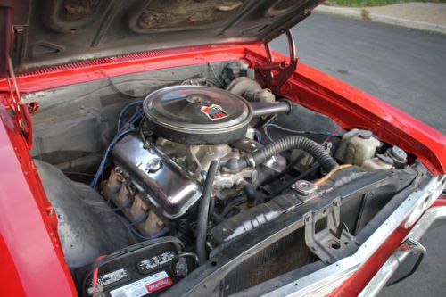 1967 Chevrolet El Camino classic NO RESERVE 396 muscle red truck big block, image 11