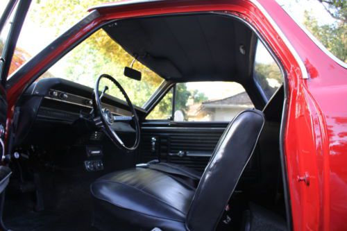 1967 Chevrolet El Camino classic NO RESERVE 396 muscle red truck big block, image 13