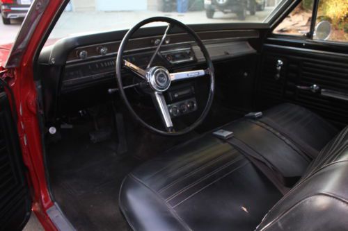 1967 Chevrolet El Camino classic NO RESERVE 396 muscle red truck big block, image 14