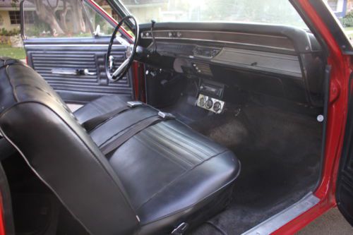 1967 Chevrolet El Camino classic NO RESERVE 396 muscle red truck big block, image 16