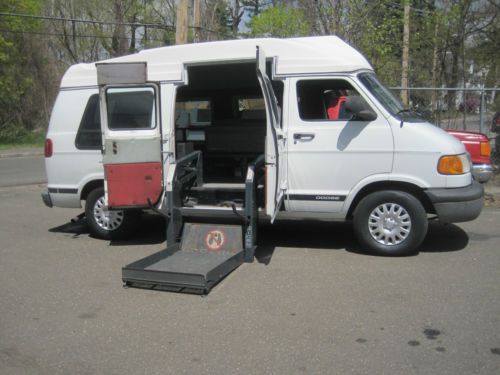 High top with extended doors wheelchair van low miles new tires priced to sell