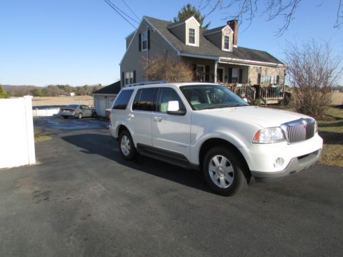 2003 lincoln aviator suv 4-door 4.6l, loaded, excellent condition, low reserve