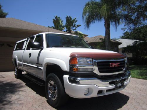 06 gmc sierra 2500hd extended cab 4 dr sle 8.1 liter 2wd 1 elderly owner mint!!