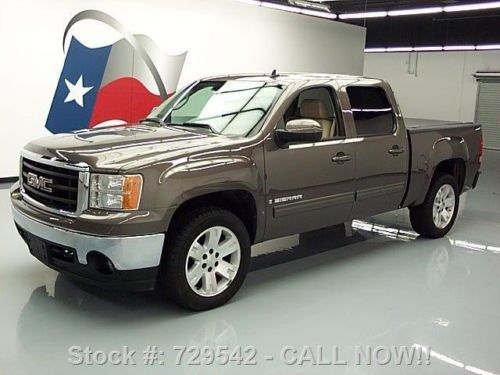 2007 gmc sierra slt crew htd leather rear cam 20&#039;s 51k texas direct auto