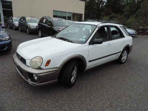 2002 subaru impreza outback sport, no reserve, no accidents, looks and runs fine