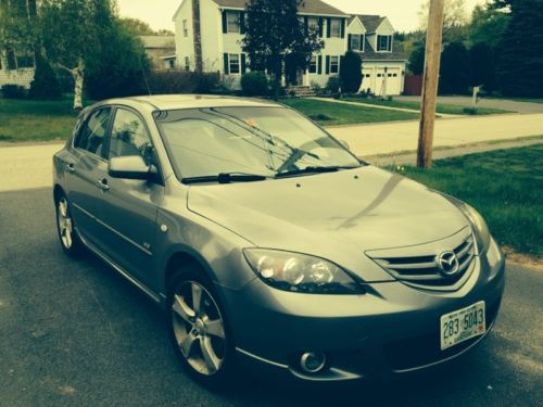 2004 mazda 3 2.3l  only 72000 miles dark silver metallic 4 cyl automatic