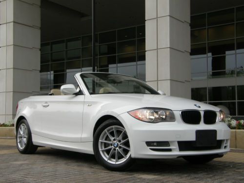 2011 bmw 128i convertible premium pkg heated seats auto clean carfax 2 owner