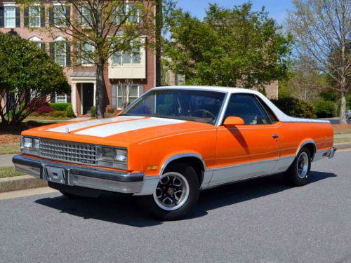 Rust-free ga el camino coquista in exceptional cond, 88k orig miles, ut orange