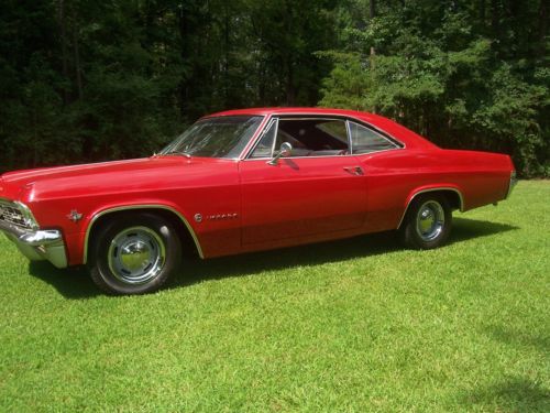 1965 chevrolet impala 2-dr hardtop; air cond., 350 crate engine; runs perfect