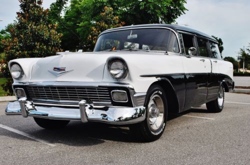 Spectacular low 16,245 miles 56 chevrolet wagon with rare p/s wow laser straight