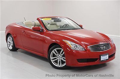 7-days *no reserve* &#039;10 g37 hard top nav bose xenon tv/dvd warranty carfax