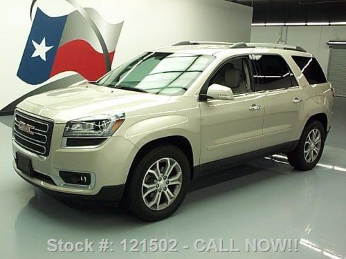 2014 gmc acadia slt htd leather rear cam 19&#034; wheels 23k texas direct auto