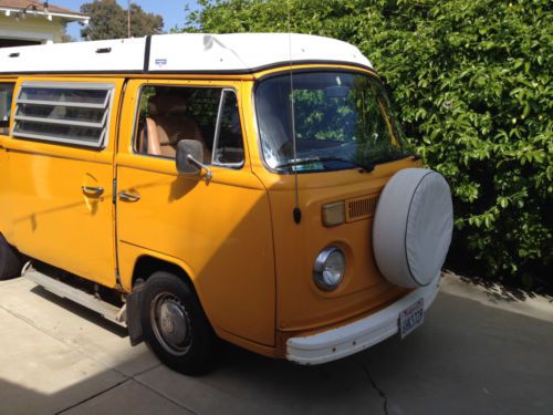 1976 volkswagon westfalia camper bus / transporter