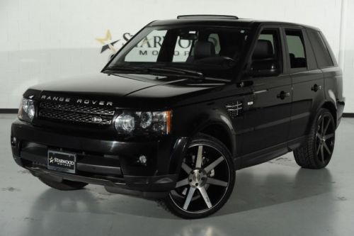 2012 land rover range rover sport hse black  heated seats navigation