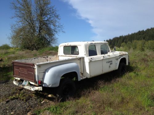 1967 dodge w200 power wagon crew cab utiline-  ex air force truck clean title