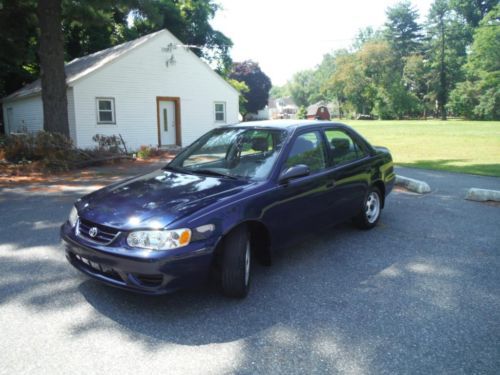 2001 toyota corolla ce sedan one owner runs good economical to run best offer