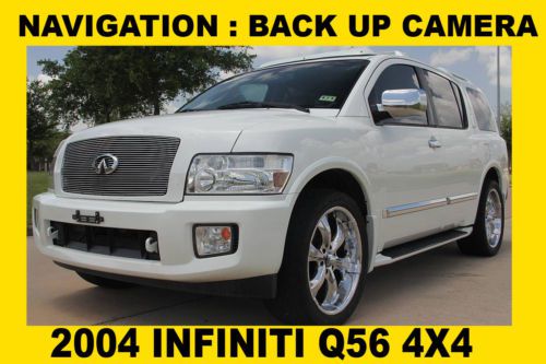 2004 infiniti qx56 4x4,pealr white,clean title,rust free,warranty