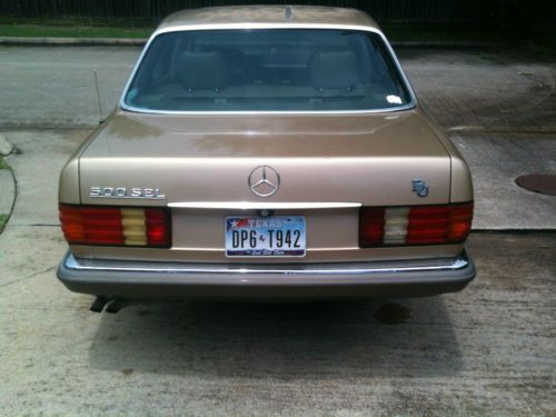 1984 Mercedes 500sel Euro Edition. Great Running with New Tires No Reserve!!!, image 4