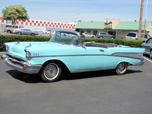 1957 chevrolet bel air convertible