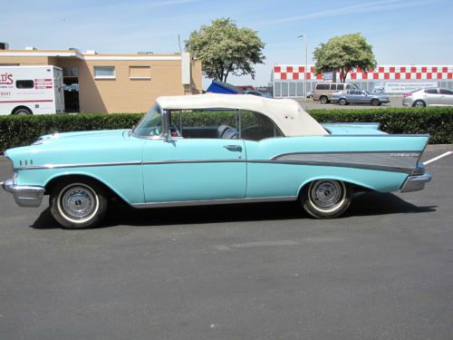 1957 Chevrolet Bel Air Convertible, US $34,900.00, image 4
