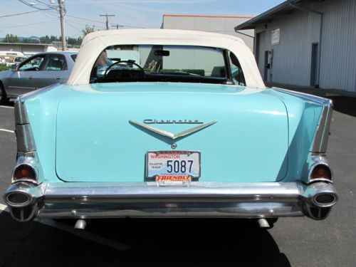 1957 Chevrolet Bel Air Convertible, US $34,900.00, image 7