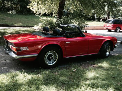 1976 triumph tr6 --  one of the best sportscars listed--top notch shape