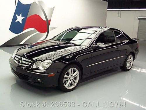 2008 mercedes-benz clk350 coupe sunroof navigation 66k texas direct auto