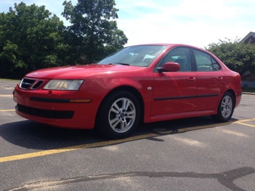 2006 saab 9-3 2.0t sedan 4-door 2.0l turbocharged 6 speed manual no reserve