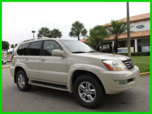 03 sand dollar pearl gx-470 4.7l v8 4wd 8-passenger suv *dvd video *heated seats