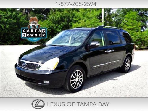 Kia sedona 14k mi one owner clean carfax power option key less entry loaded