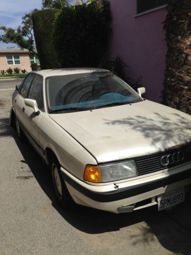 1988 audi - excellent parts car, engine, transmission good, black seats, 5 speed