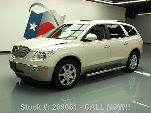 2009 buick enclave cxl sunroof nav rear cam 19&#039;s 62k mi texas direct auto