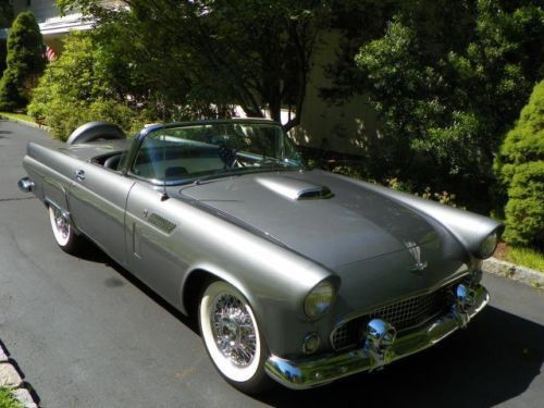 1956 ford thunderbird 312  auto #&#039;s match rare color